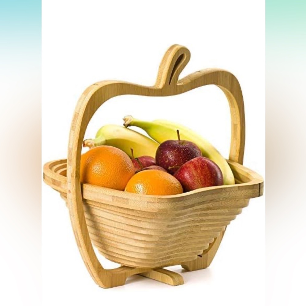 New in Box.  Collapsible fruit bowl.‎  No fruit included